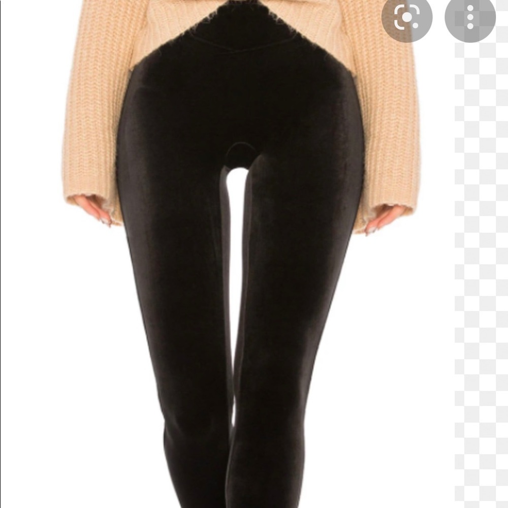 Spanx velvet leggings
